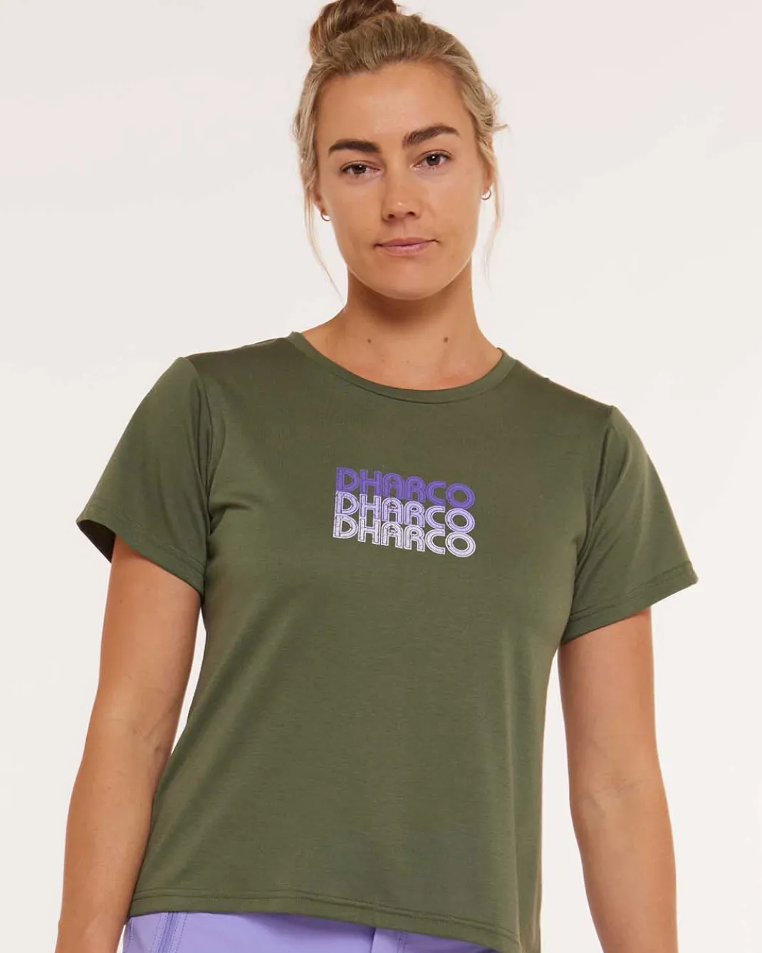 Womens Short Sleeve Tech Tee | Garigal Green