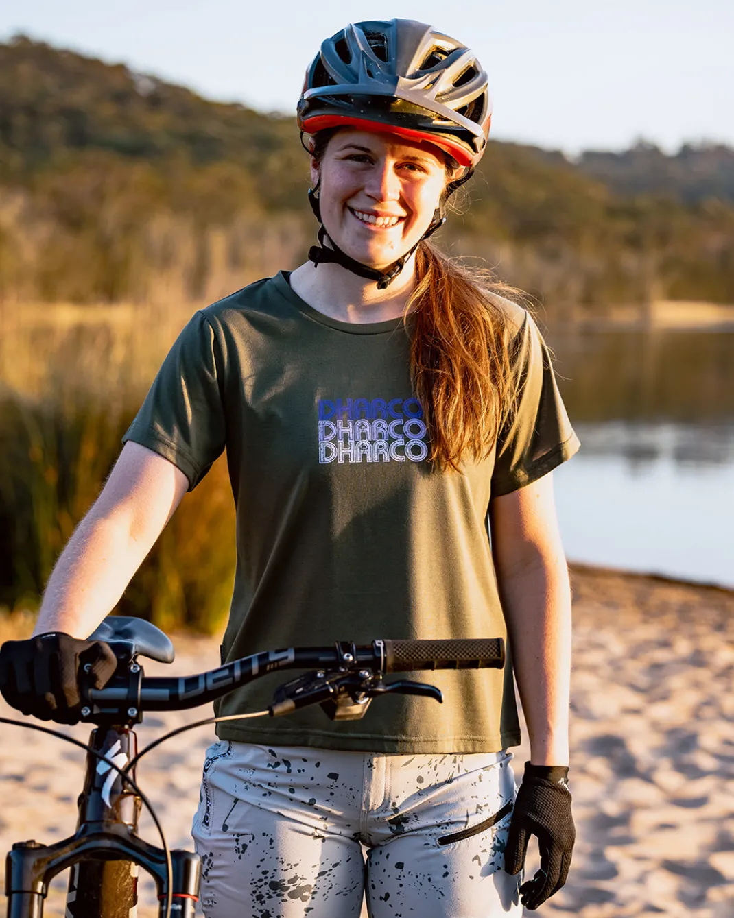 Womens Short Sleeve Tech Tee | Garigal Green