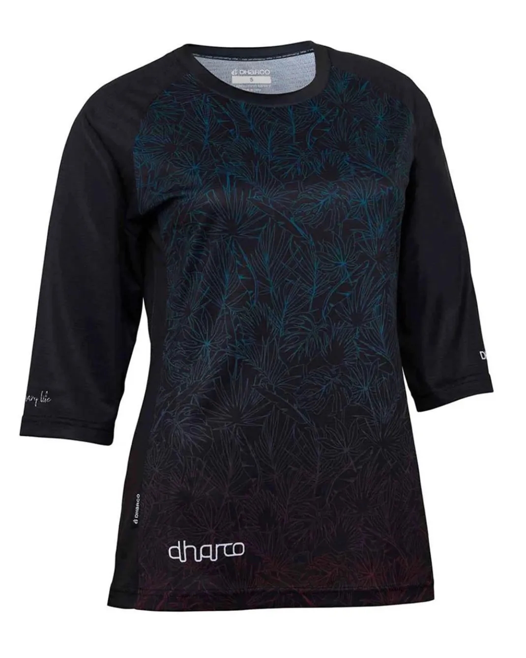 Womens 3/4 Sleeve Jersey | Tropical Fade