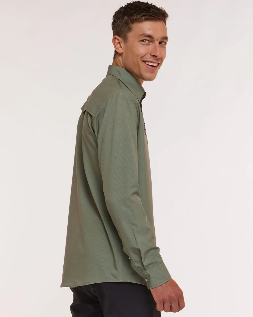 Mens Western Shirt | Kyle Strait Signature Edition Green