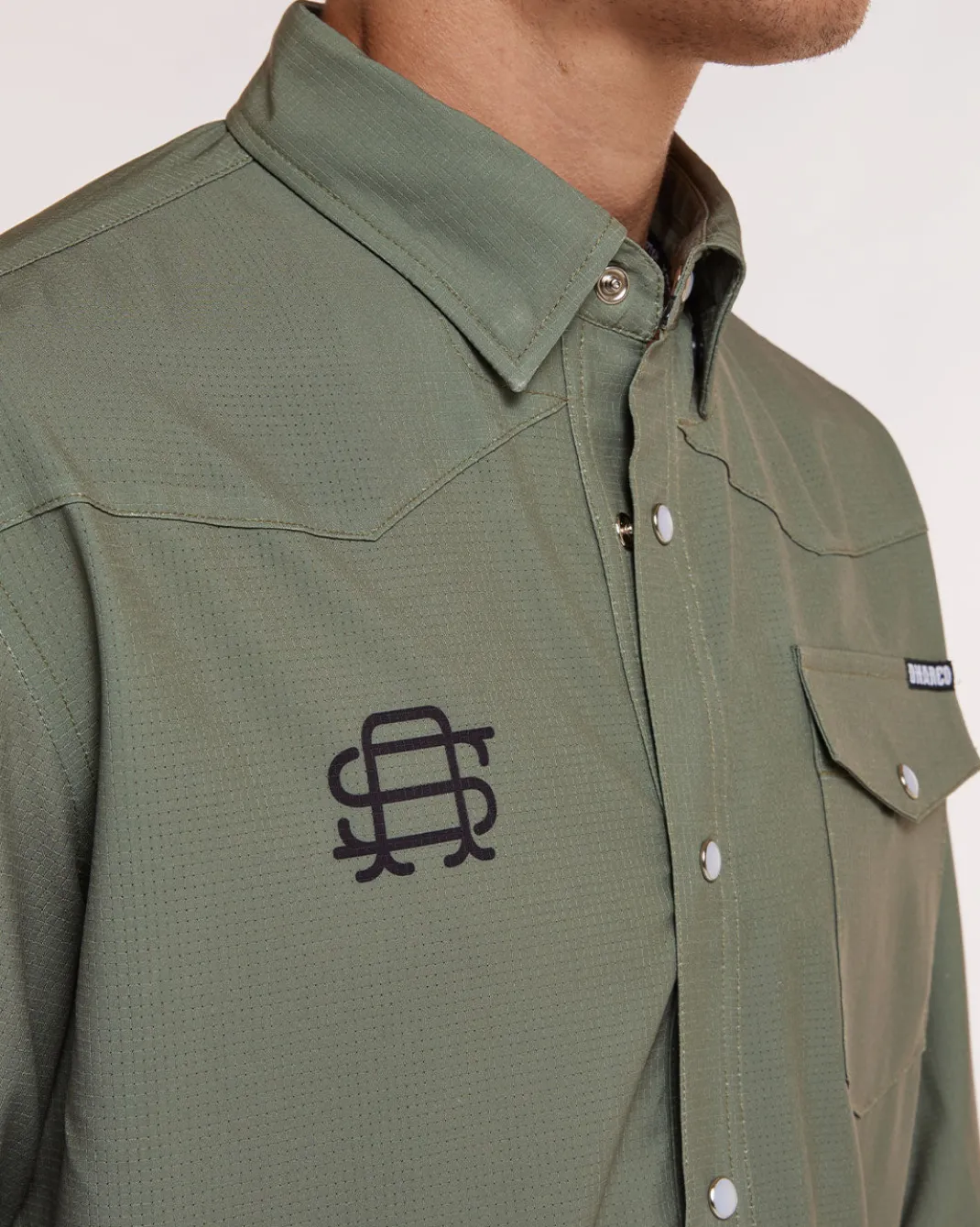 Mens Western Shirt | Kyle Strait Signature Edition Green