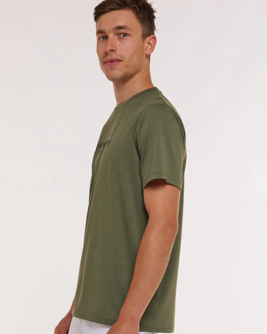 Mens Short Sleeve Tech Tee | Garigal Green