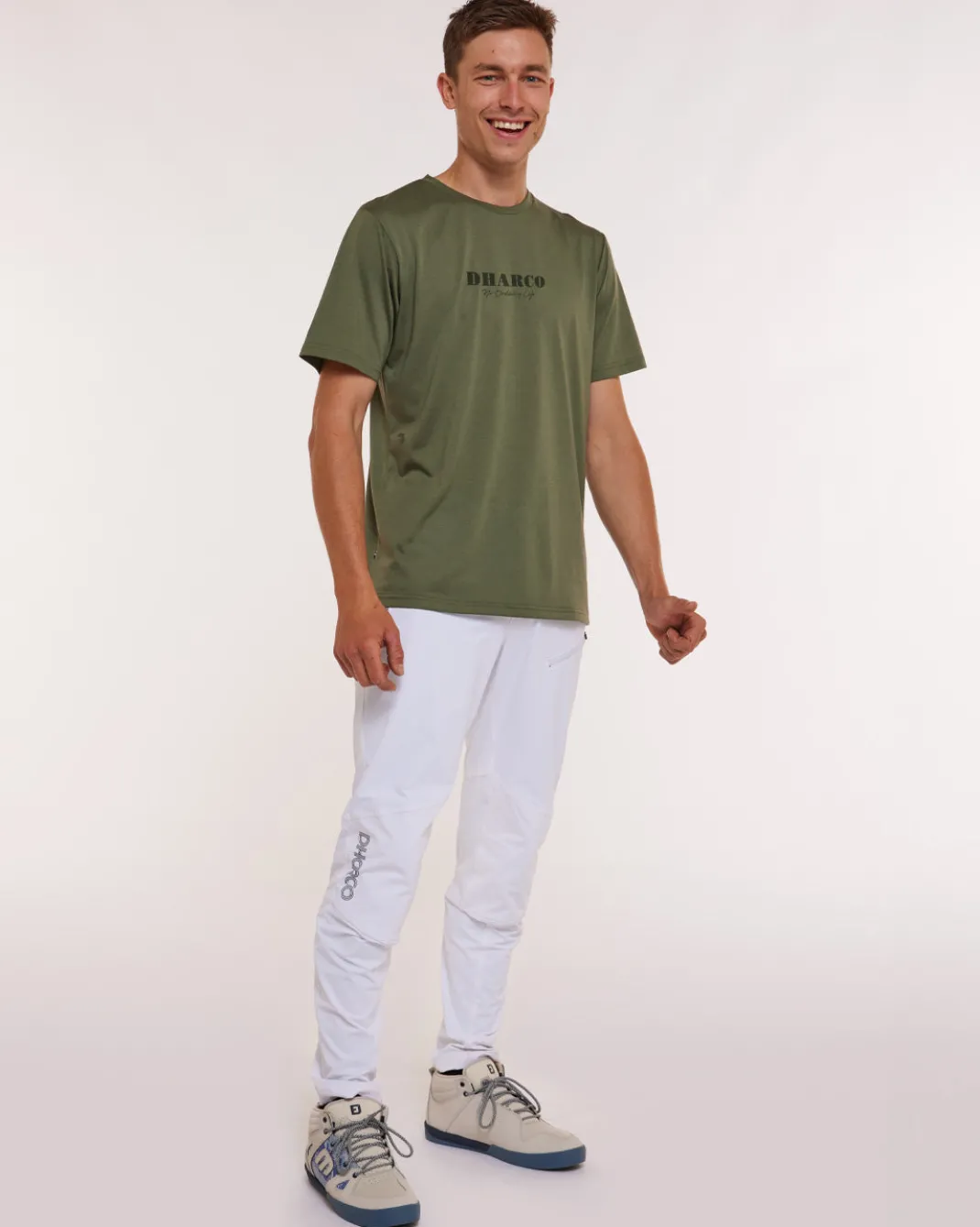 Mens Short Sleeve Tech Tee | Garigal Green