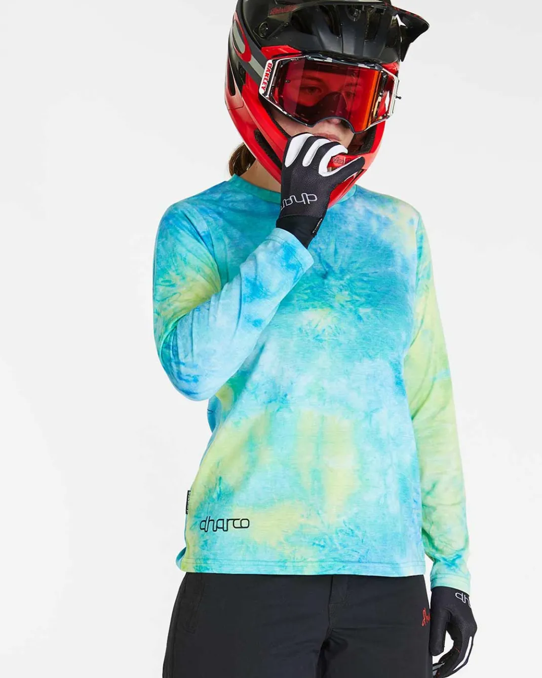 Womens Long Sleeve Tech Tee | Tie Dye