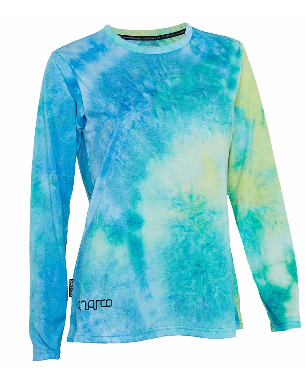 Womens Long Sleeve Tech Tee | Tie Dye