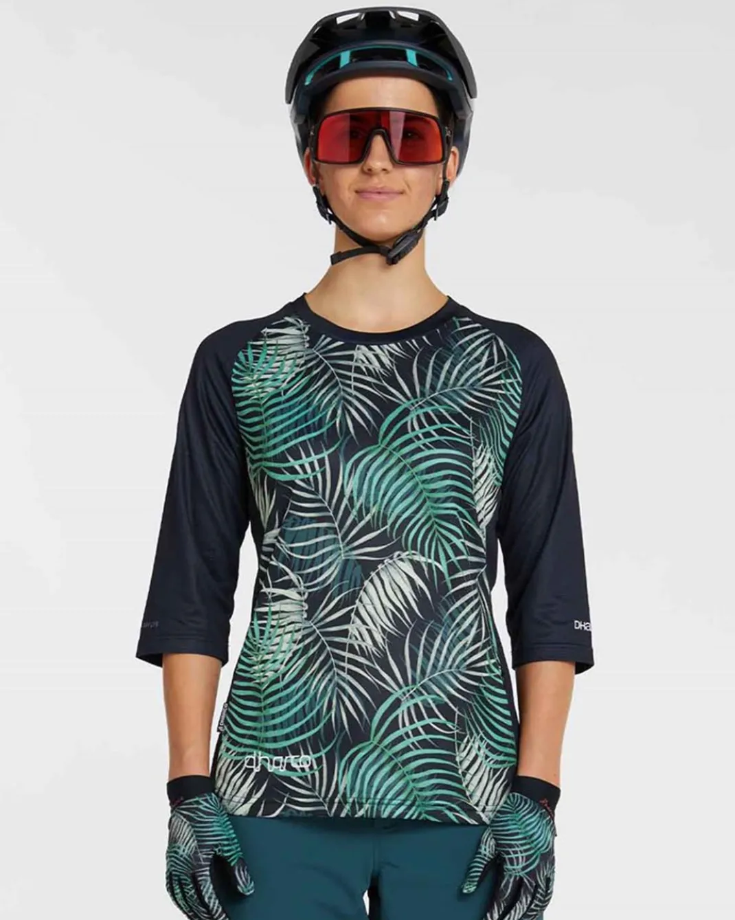 Womens 3/4 Sleeve Jersey | Burnt Brandy