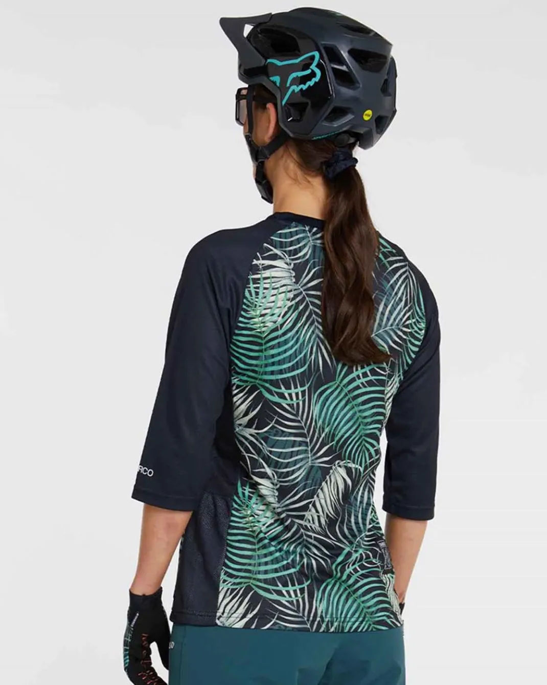 Womens 3/4 Sleeve Jersey | Burnt Brandy