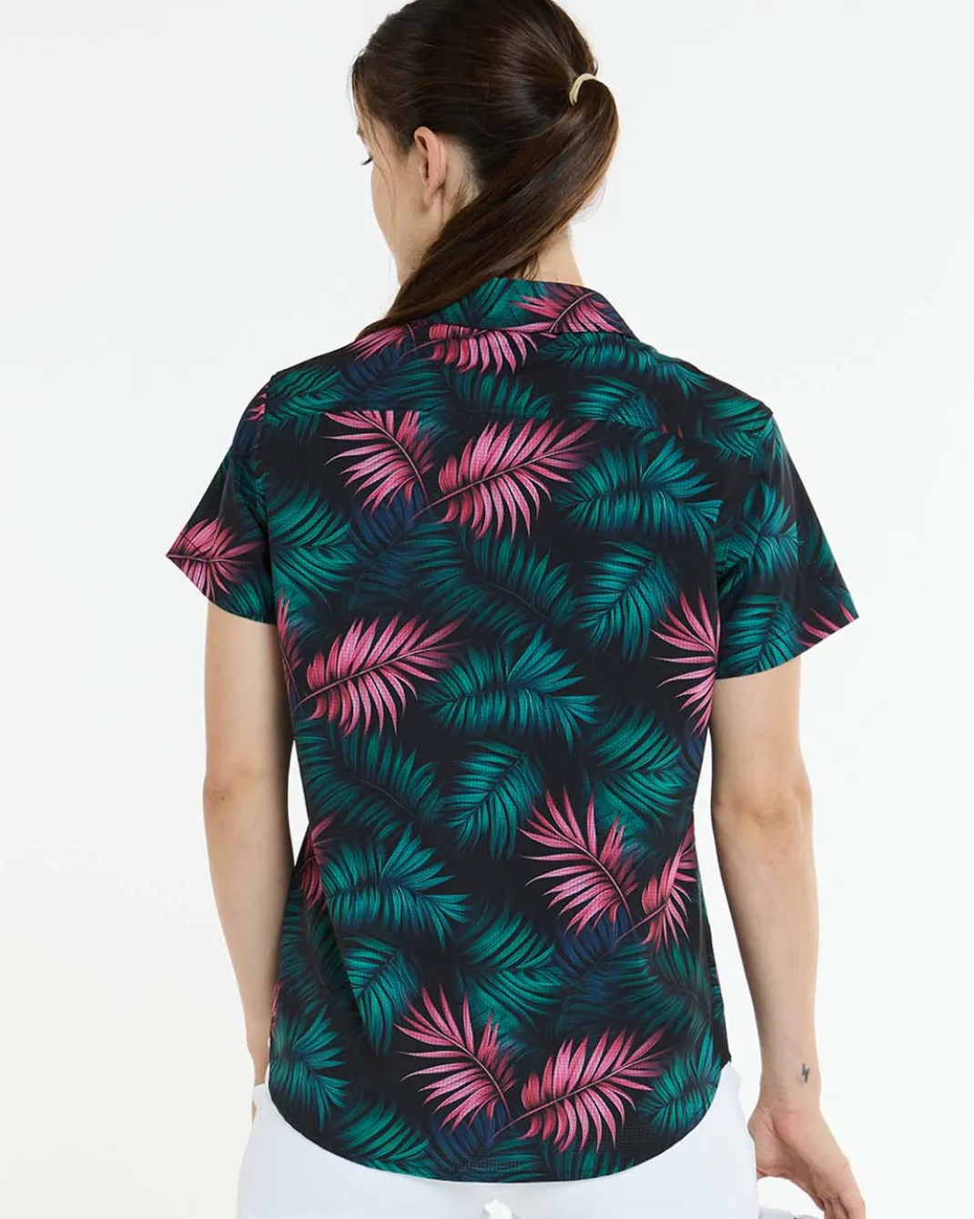 Womens Tech Party Shirt | Dark Fern
