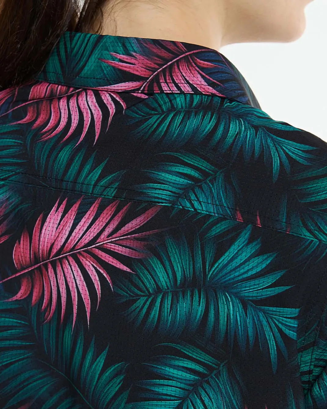 Womens Tech Party Shirt | Dark Fern