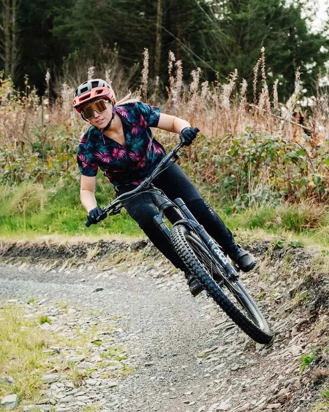 Womens Tech Party Shirt | Dark Fern