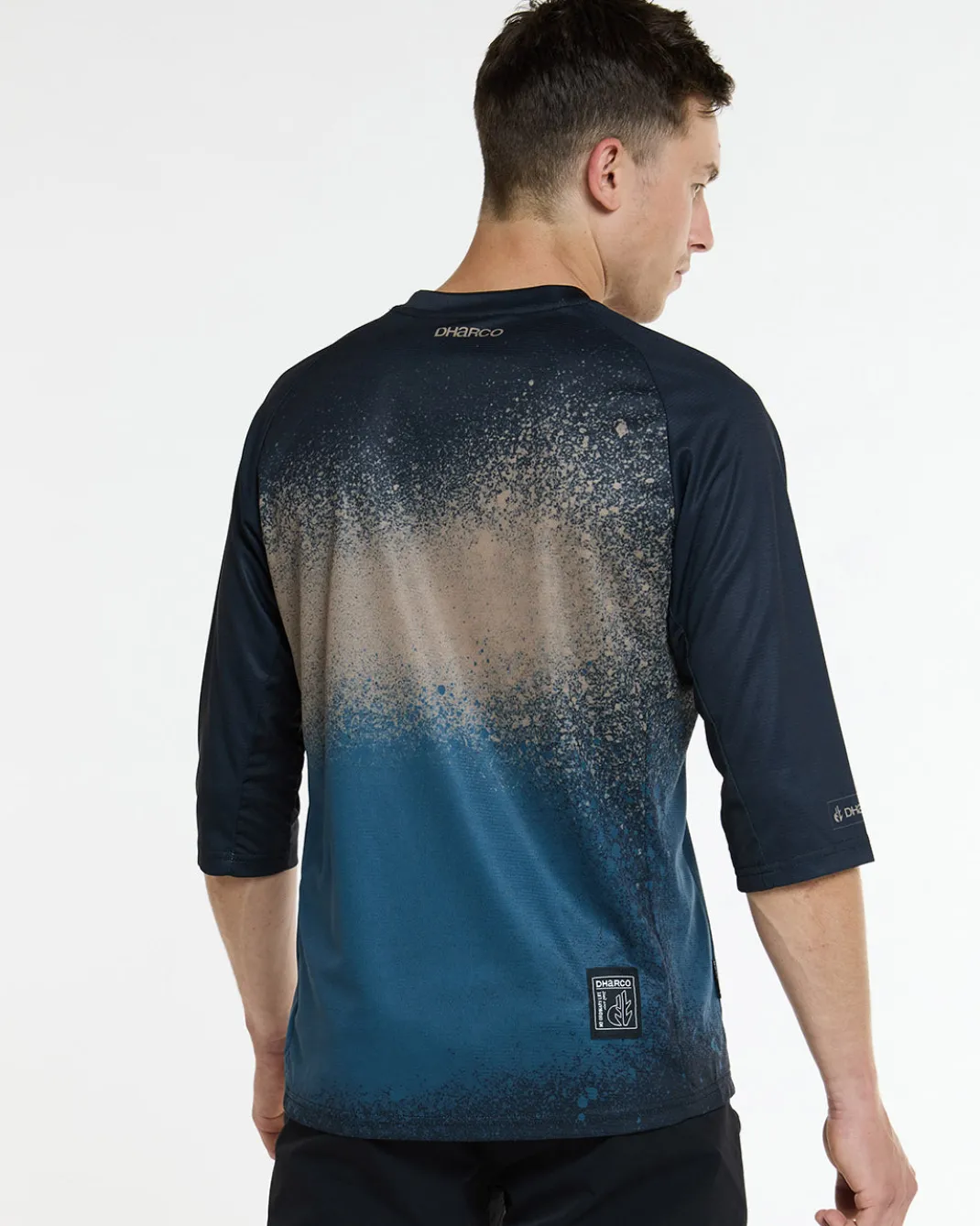 Mens 3/4 Sleeve Jersey | Dusty Waters