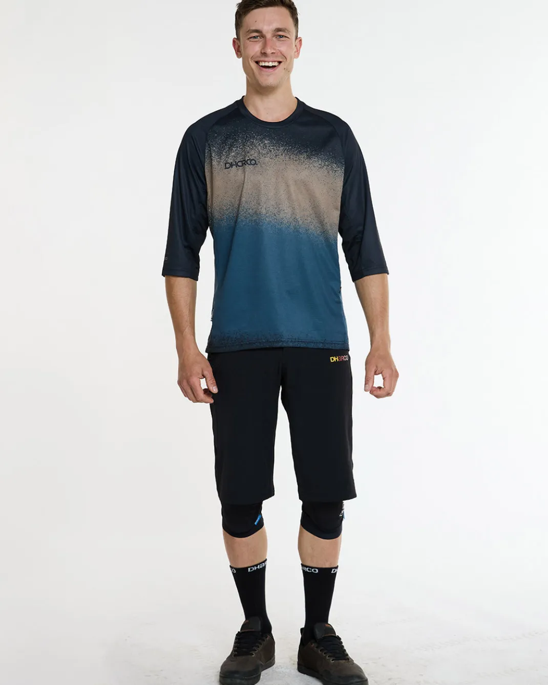 Mens 3/4 Sleeve Jersey | Dusty Waters