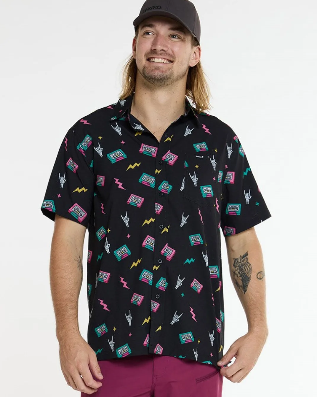 Mens Tech Party Shirt | Mix Tape