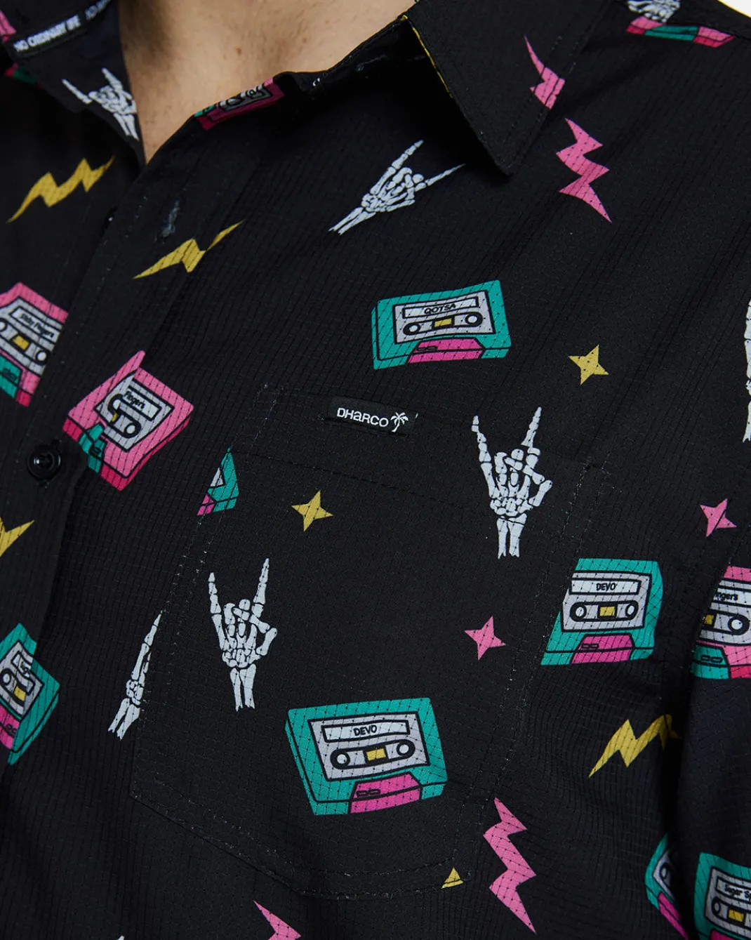 Mens Tech Party Shirt | Mix Tape