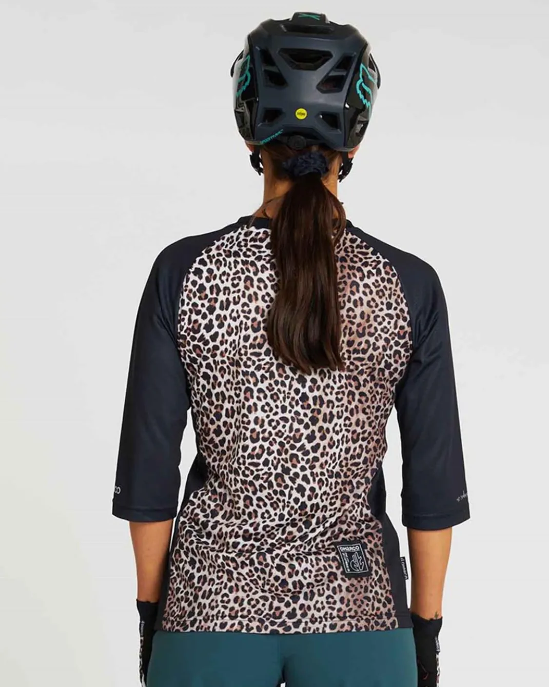 Womens 3/4 Sleeve Jersey | Leopard