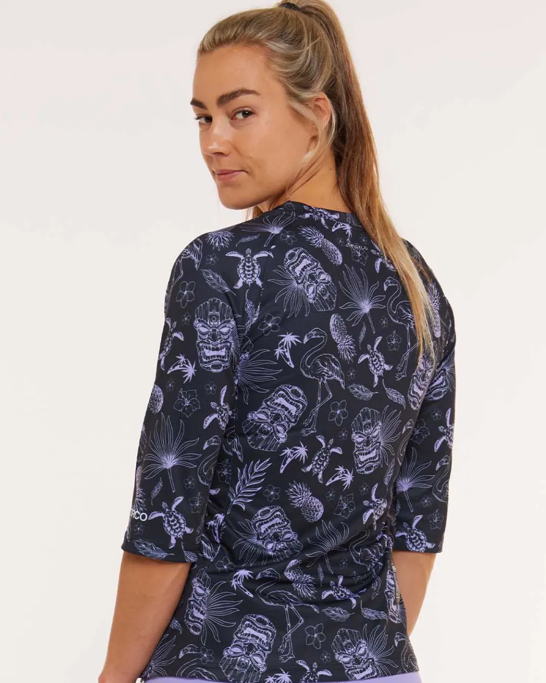 Womens 3/4 Sleeve Jersey | Purple Fraser