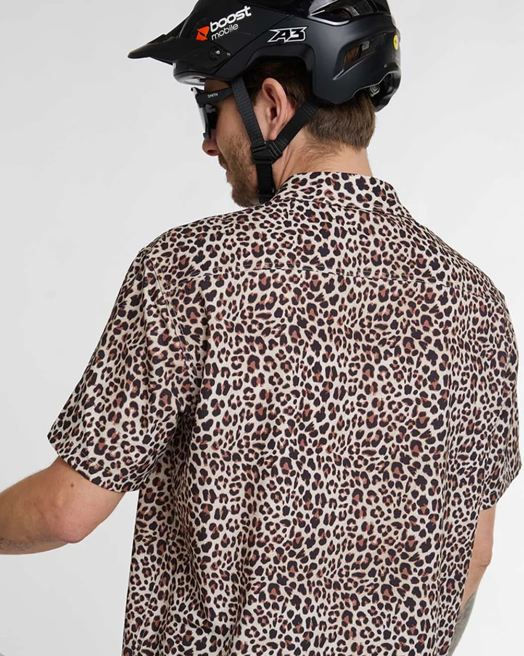 Mens Tech Party Shirt | Leopard