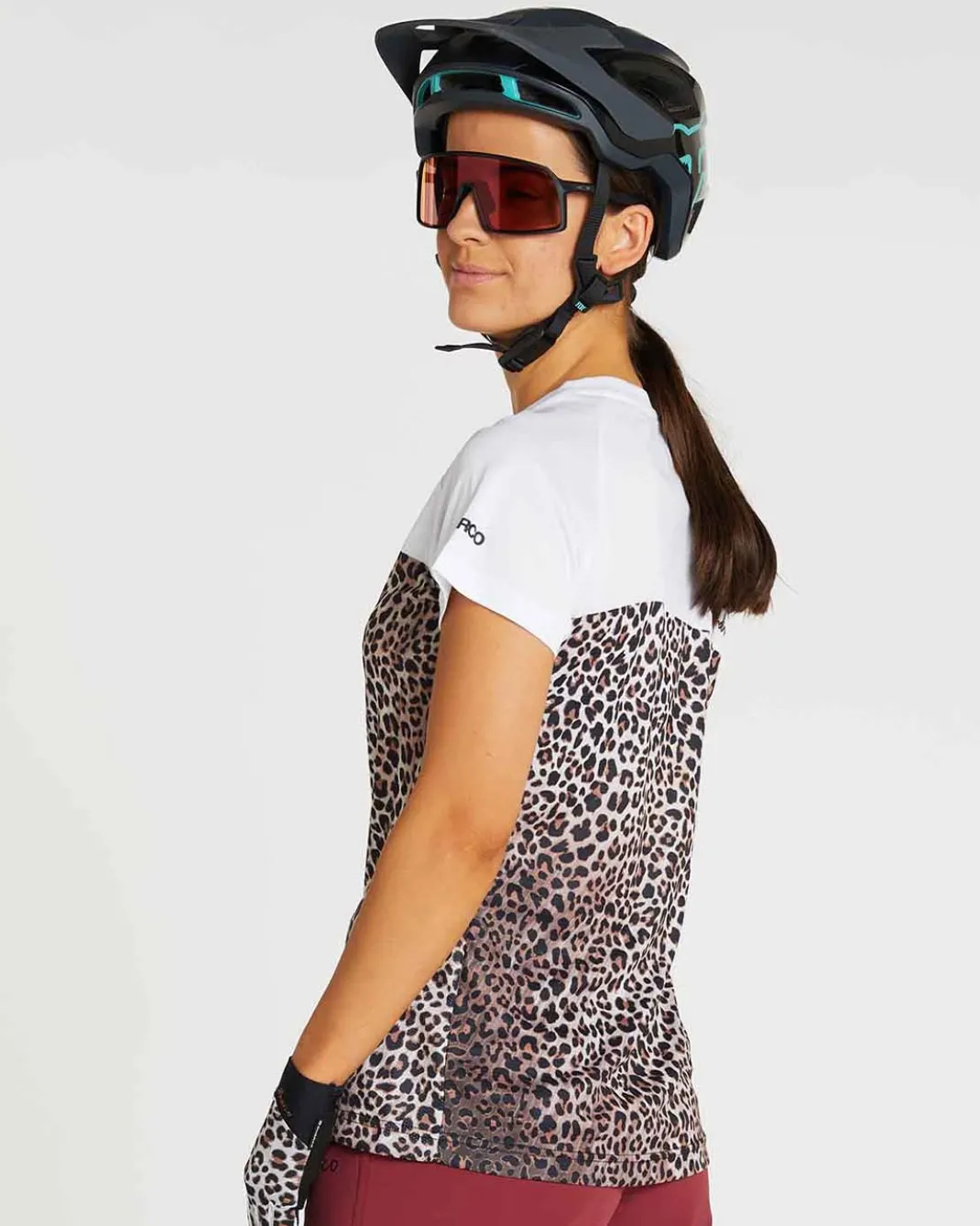 Womens Short Sleeve Jersey | Leopard