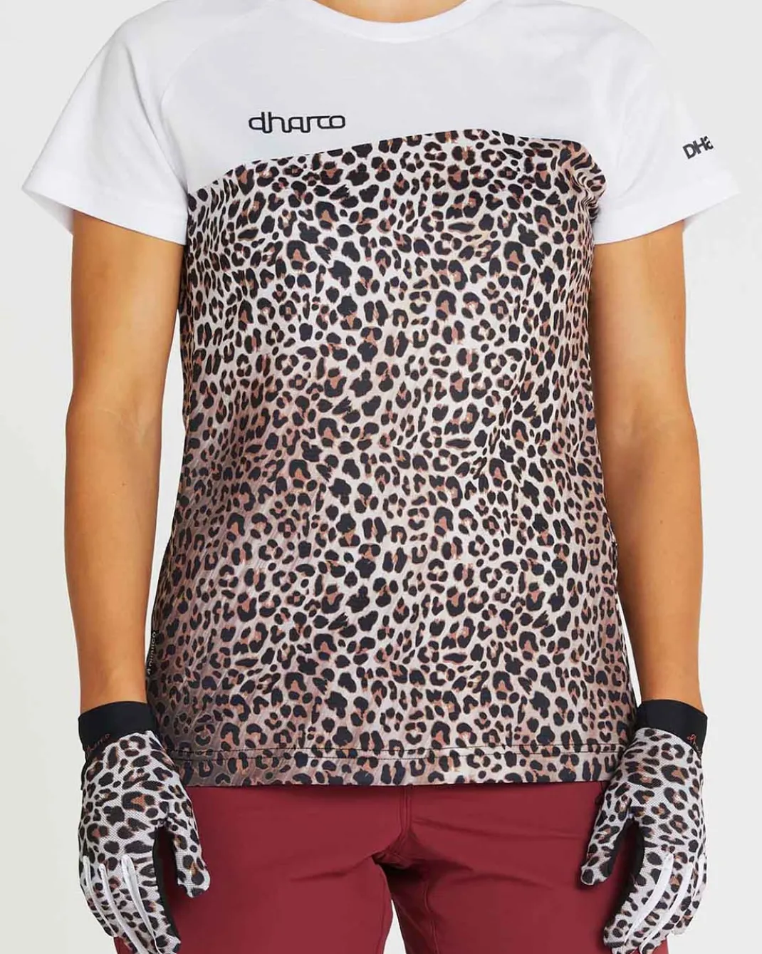 Womens Short Sleeve Jersey | Leopard