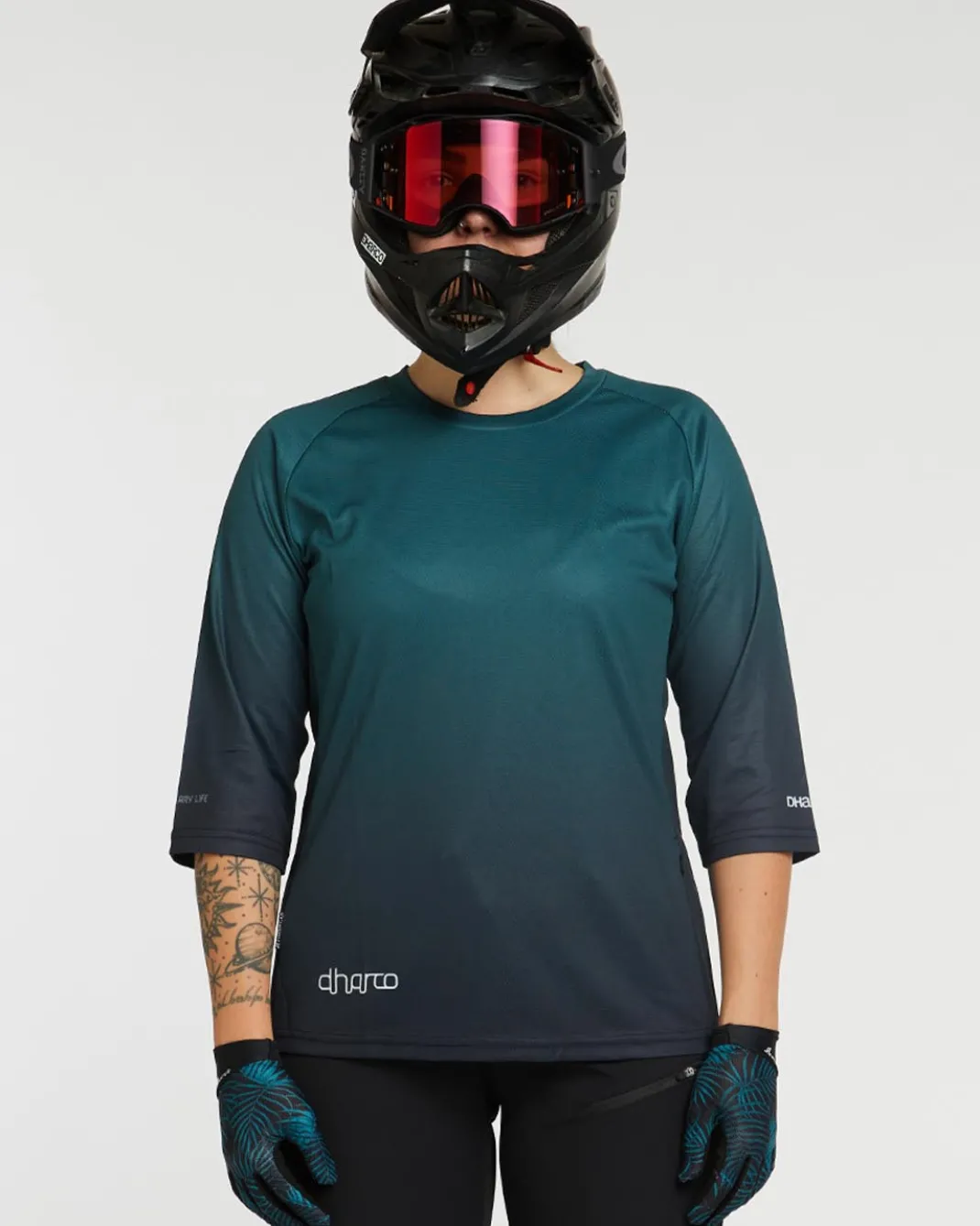 Womens 3/4 Sleeve Jersey | Forest Fade